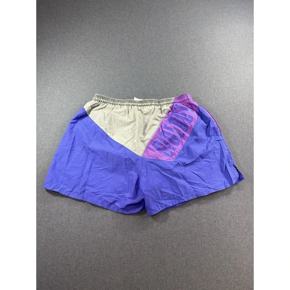 Vintage Sideout shorts Medium 90s baggies swim trunks aop fish surf Made In USA